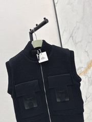Pocket Wool Knit Vest