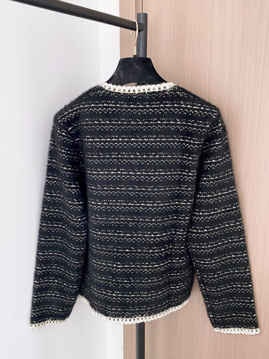 wavy ribbon cardigan