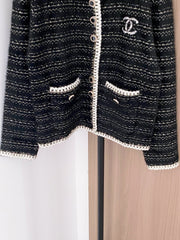wavy ribbon cardigan