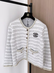 wavy ribbon cardigan