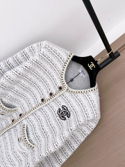 wavy ribbon cardigan