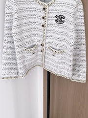 wavy ribbon cardigan