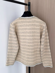 wavy ribbon cardigan