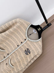 wavy ribbon cardigan