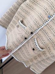 wavy ribbon cardigan