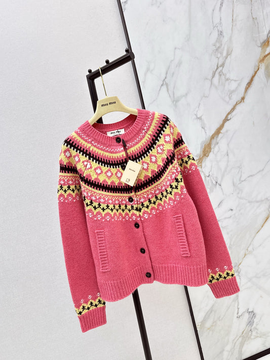 Fair Isle Jacquard Cardigan