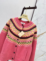Fair Isle Jacquard Cardigan
