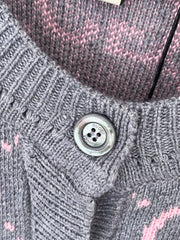 All-over print cardigan
