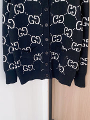 All-over print cardigan