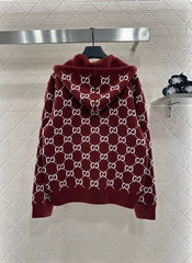 Reversible Knit Hooded Jacket