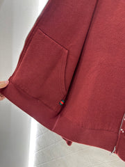 Reversible Knit Hooded Jacket