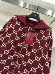 Reversible Knit Hooded Jacket