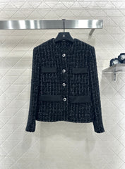 Woven Round Neck Dress Coat
