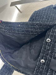 Woven Round Neck Dress Coat