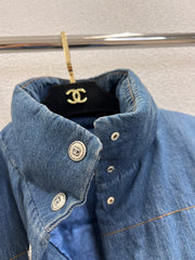 Blue Denim Down Jacket