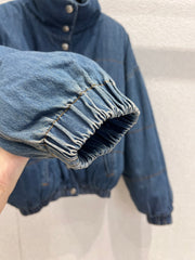 Blue Denim Down Jacket