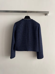 Sequined Tweed Jacket