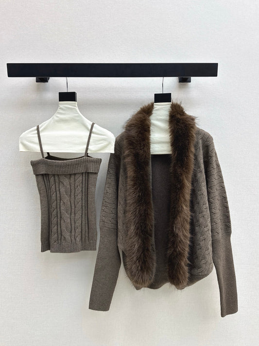 Knitted Two-Piece Set