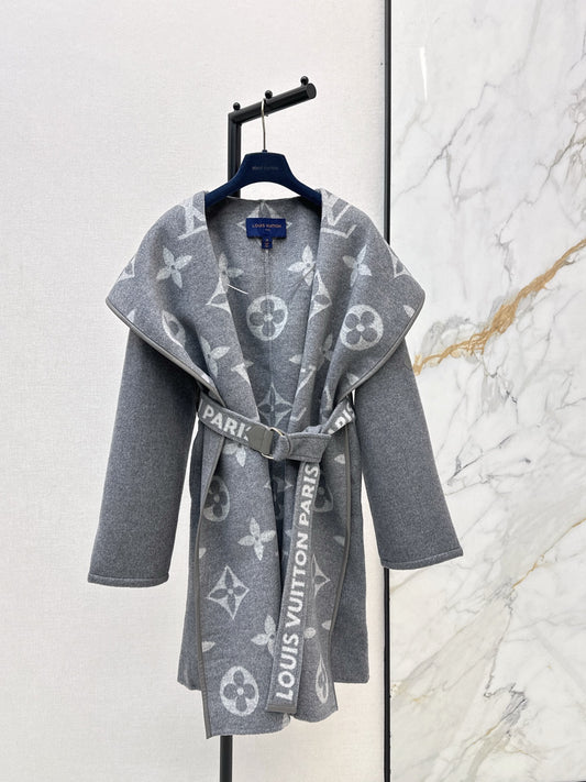 Reversible Long Hooded Coat