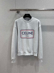 Printed Loose-fitting Cotton Sweatshirt