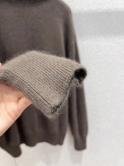 Collared Tie-Neck Knit Sweater