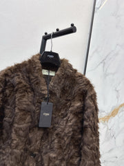 Eco-friendly mink fleece coat