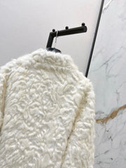 Eco-friendly mink fleece coat