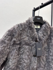 Eco-friendly mink fleece coat