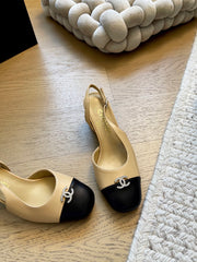 Mary Jane chunky heeled shoes