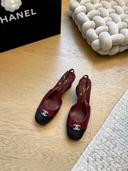 Mary Jane chunky heeled shoes