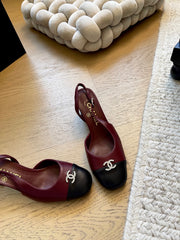 Mary Jane chunky heeled shoes