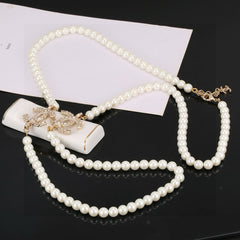 Sweater Pearl Necklace