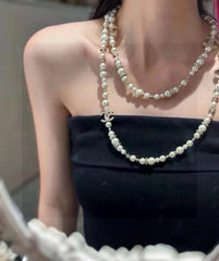 Sweater Pearl Necklace