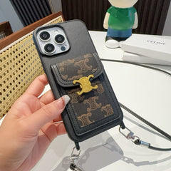 Crossbody SIM Card Holder Phone Case
