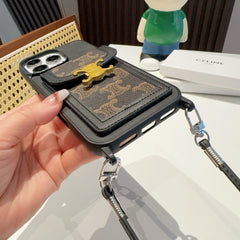 Crossbody SIM Card Holder Phone Case