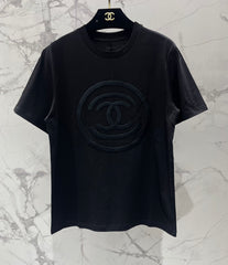Simple Embroidered Logo Cotton Short-Sleeve T-Shirt