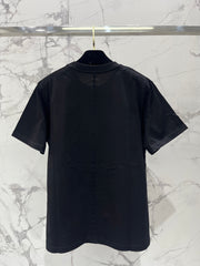 Simple Embroidered Logo Cotton Short-Sleeve T-Shirt