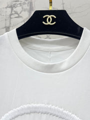 Simple Embroidered Logo Cotton Short-Sleeve T-Shirt