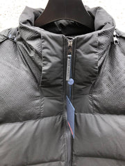 Patchwork Zipper Down Jacket
