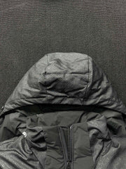Patchwork Zipper Down Jacket