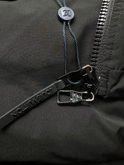 Patchwork Zipper Down Jacket