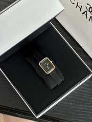 Black Gold Small Sugar Cube Ladies' Quartz Watch