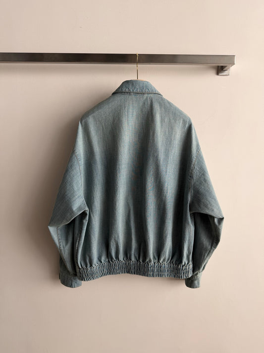 Light blue washed denim jacket