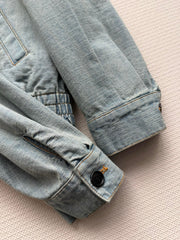 Light blue washed denim jacket