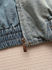 Light blue washed denim jacket