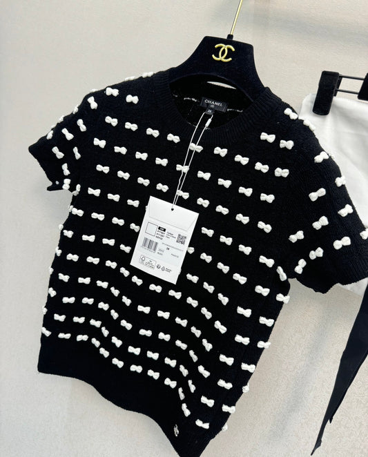 Bow-tie short sleeves