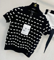 Bow-tie short sleeves
