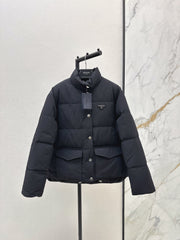 Stand-up collar down jacket