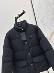 Stand-up collar down jacket