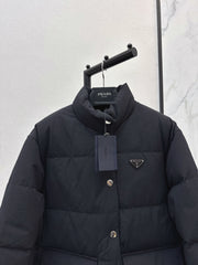 Stand-up collar down jacket